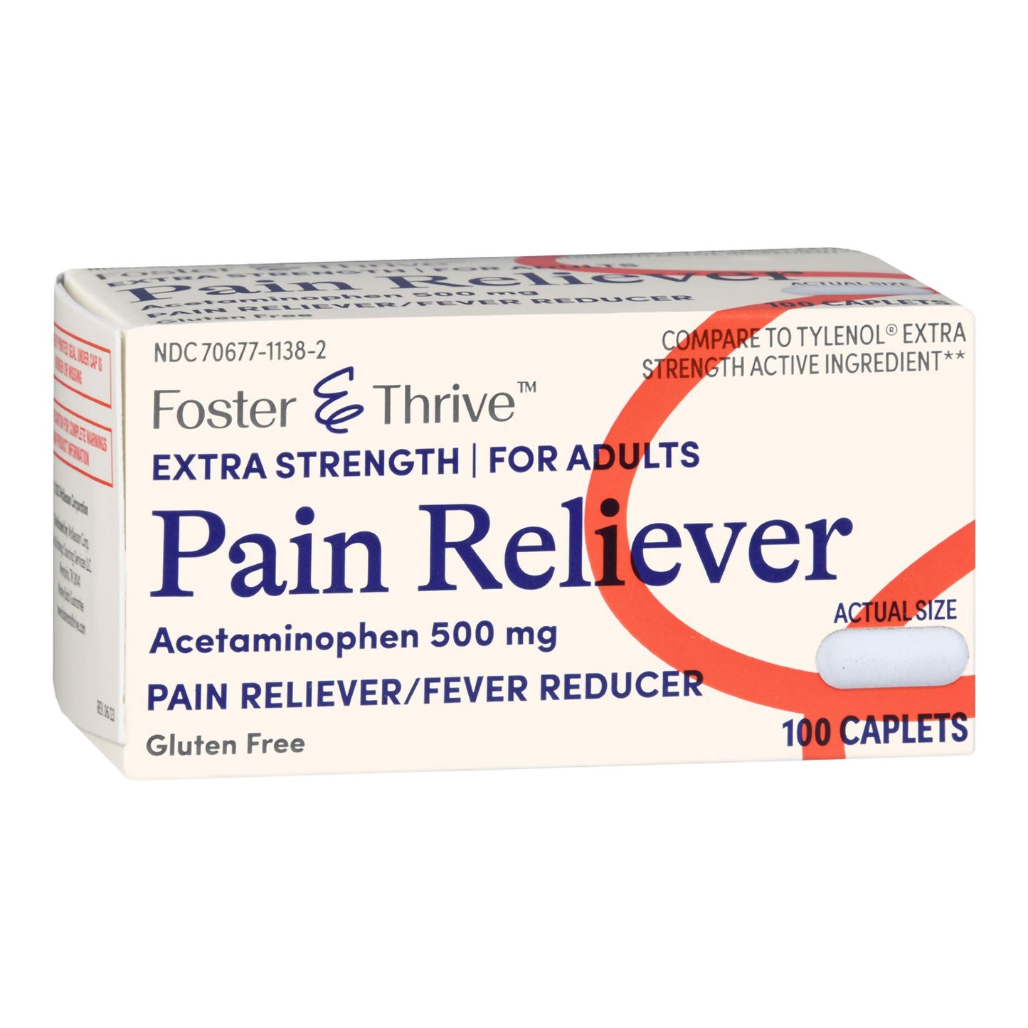 ACETAMINOPHEN, CAPL FT SM XS 500MG (100/BT)