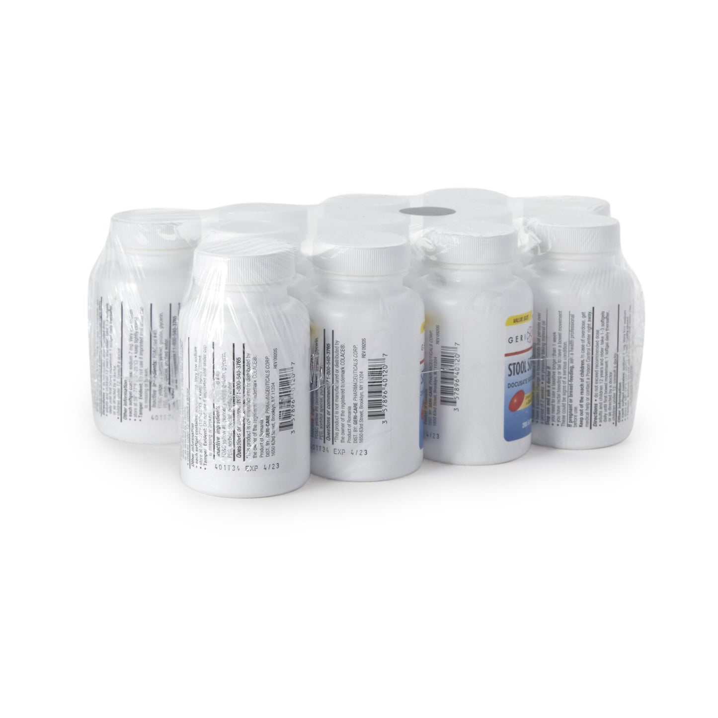 LAX DSS, SOFT GEL 100MG (200/BT 12BT/CS)