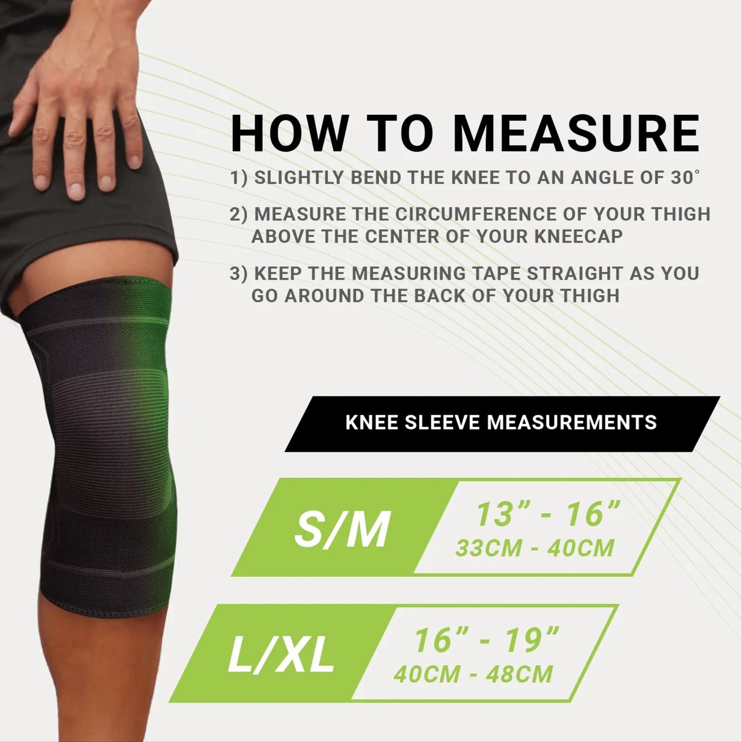 SLEEVE, KNEE COMPRSN INFUSED BLK SM/MED (48/CS)