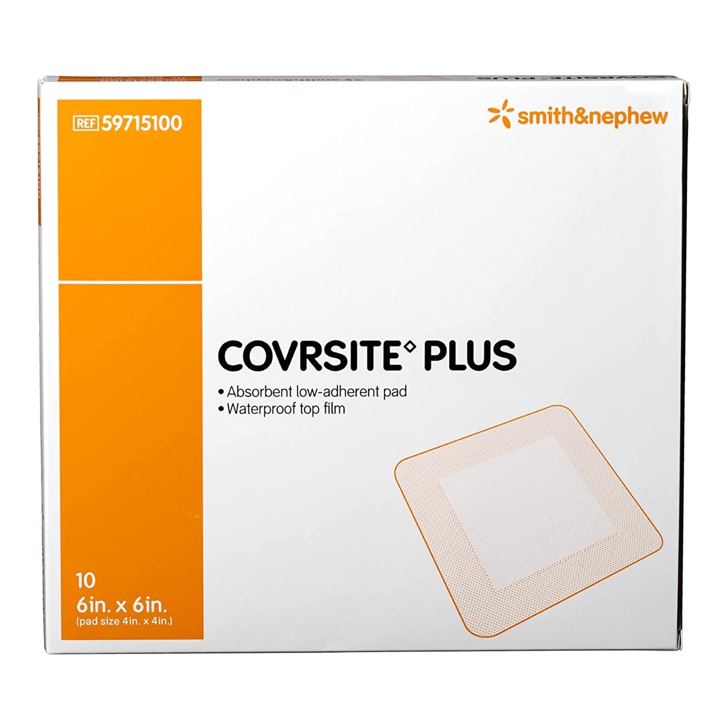 DRESSING, COVERSITE PLUS 6X6" (10/BX)