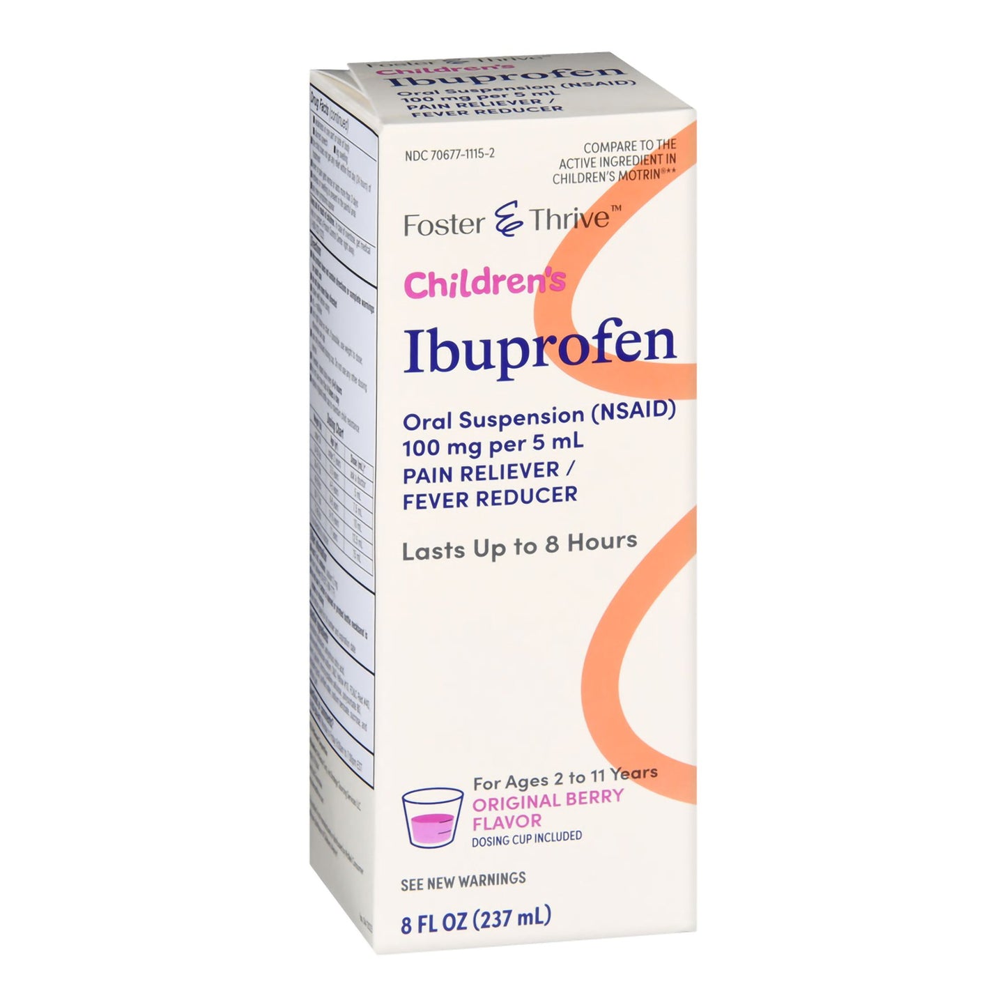 IBUPROFEN, SUSPN ORAL FT CHLD BERRY 8OZ