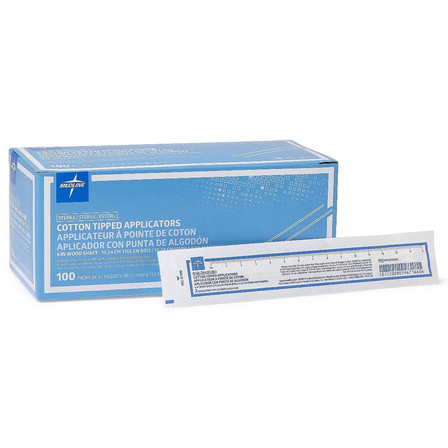 APPLICATOR, CTNTP STR 6" (100PK/BX 2/PK)