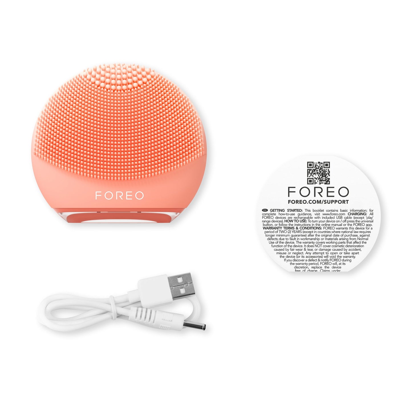 MASSAGER, FACE LUNA 4 CLEANSE/FIRMING 2IN1 PEACH PERFECT