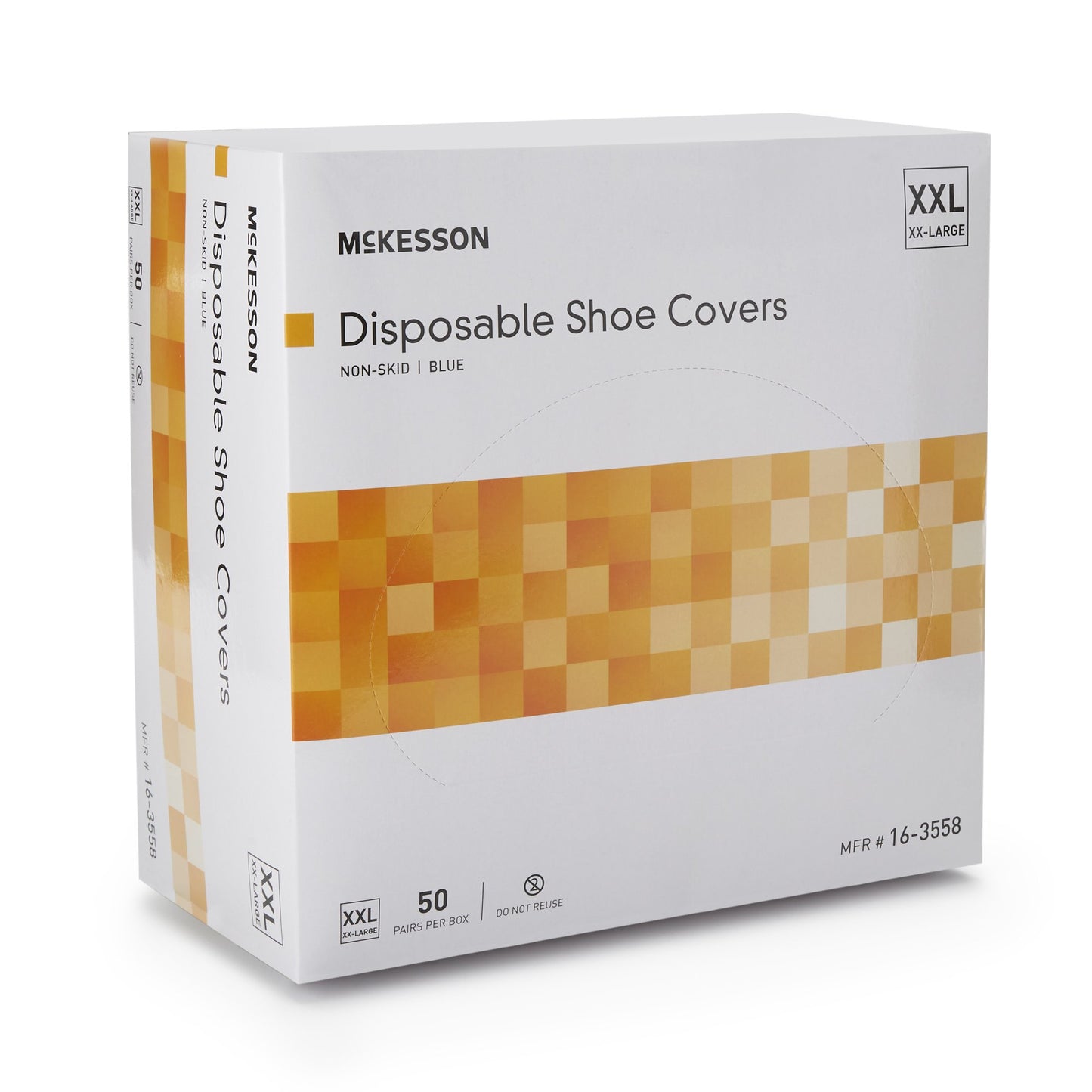 SHOECOVER, LF XXLG BLU (50PR/BX 2BX/CS)
