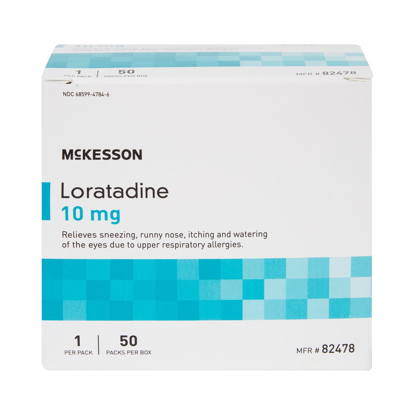 LORATADINE, TAB 10MG (50/BX 24BX/CS)
