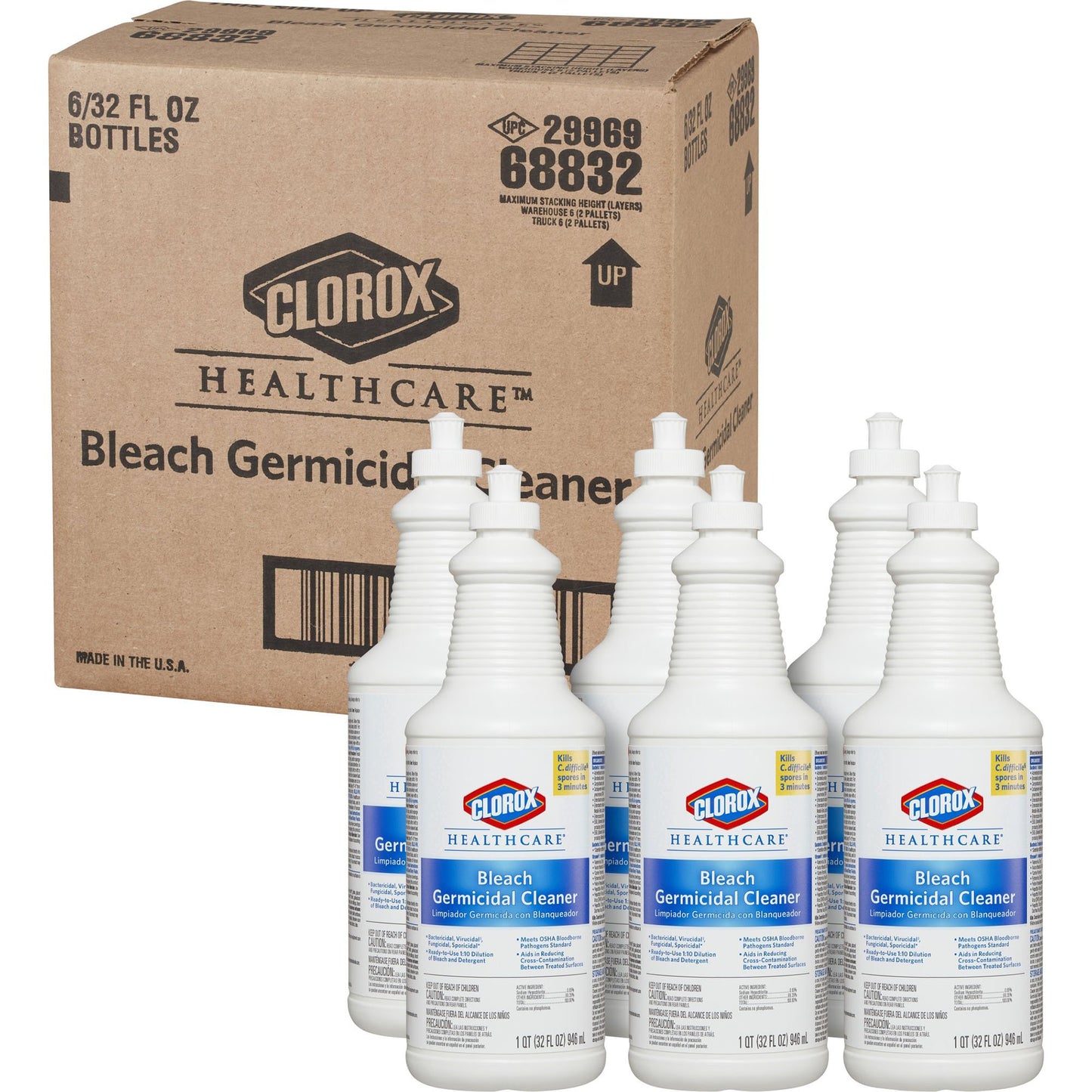 CLEANER, CLOROX DISPATCH DISINF PUSH/PULL 32OZ (6/CS) SALFLD