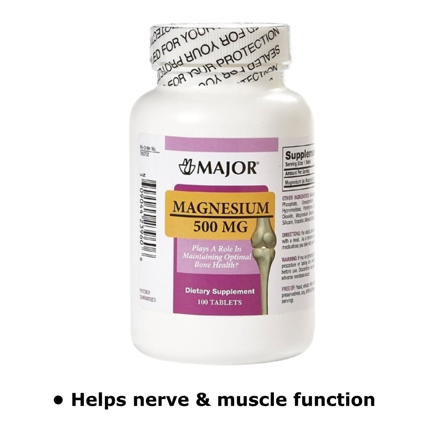 MAGNESIUM OXIDE, TAB 500MG