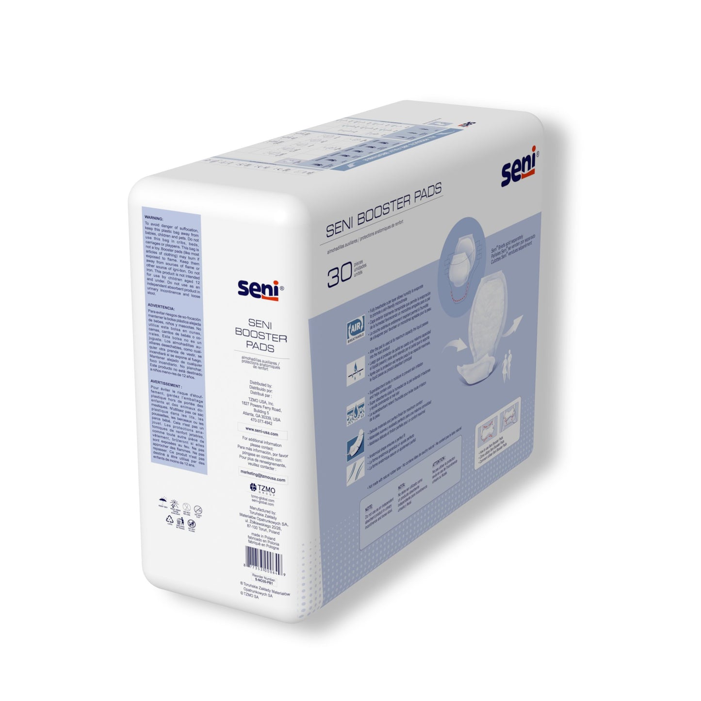PAD, BOOSTER SENI LF 25" (30/PK 4PK/CS)