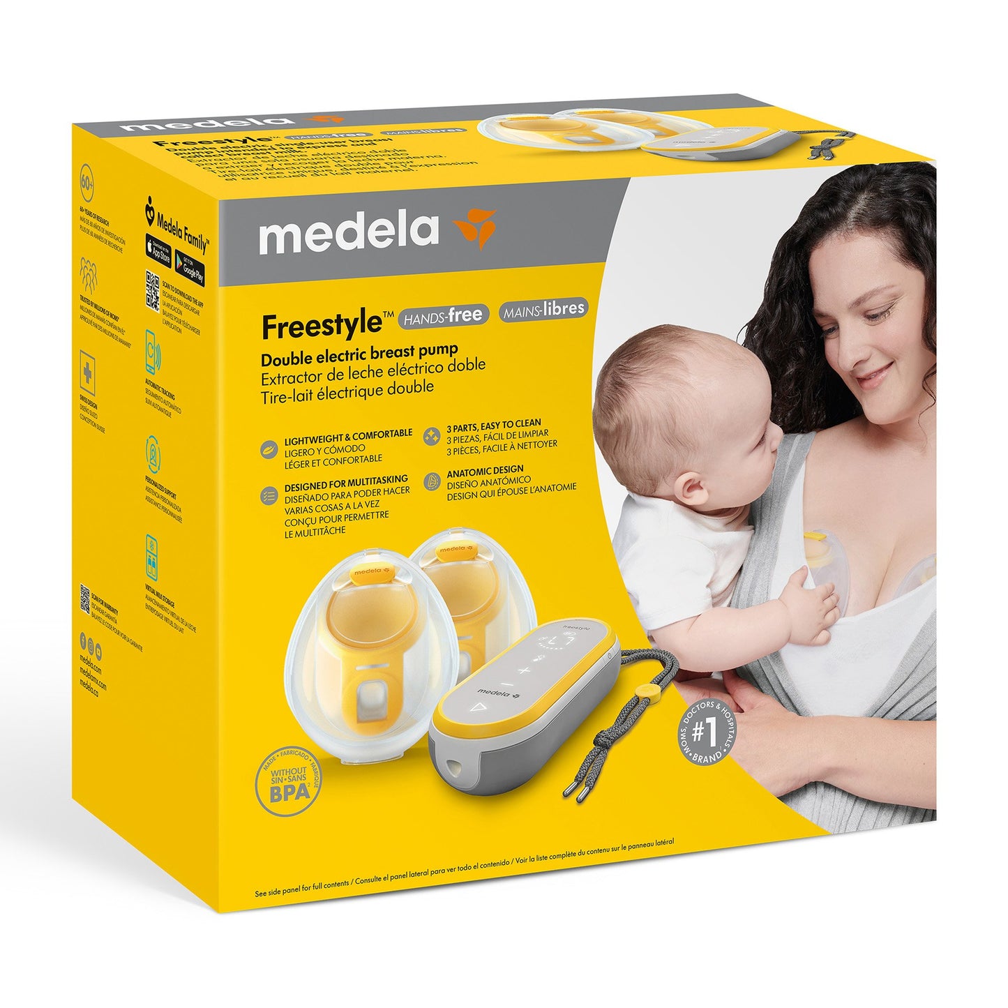 PUMP, BREAST DBL ELEC FREESTYLE HANDS FREE