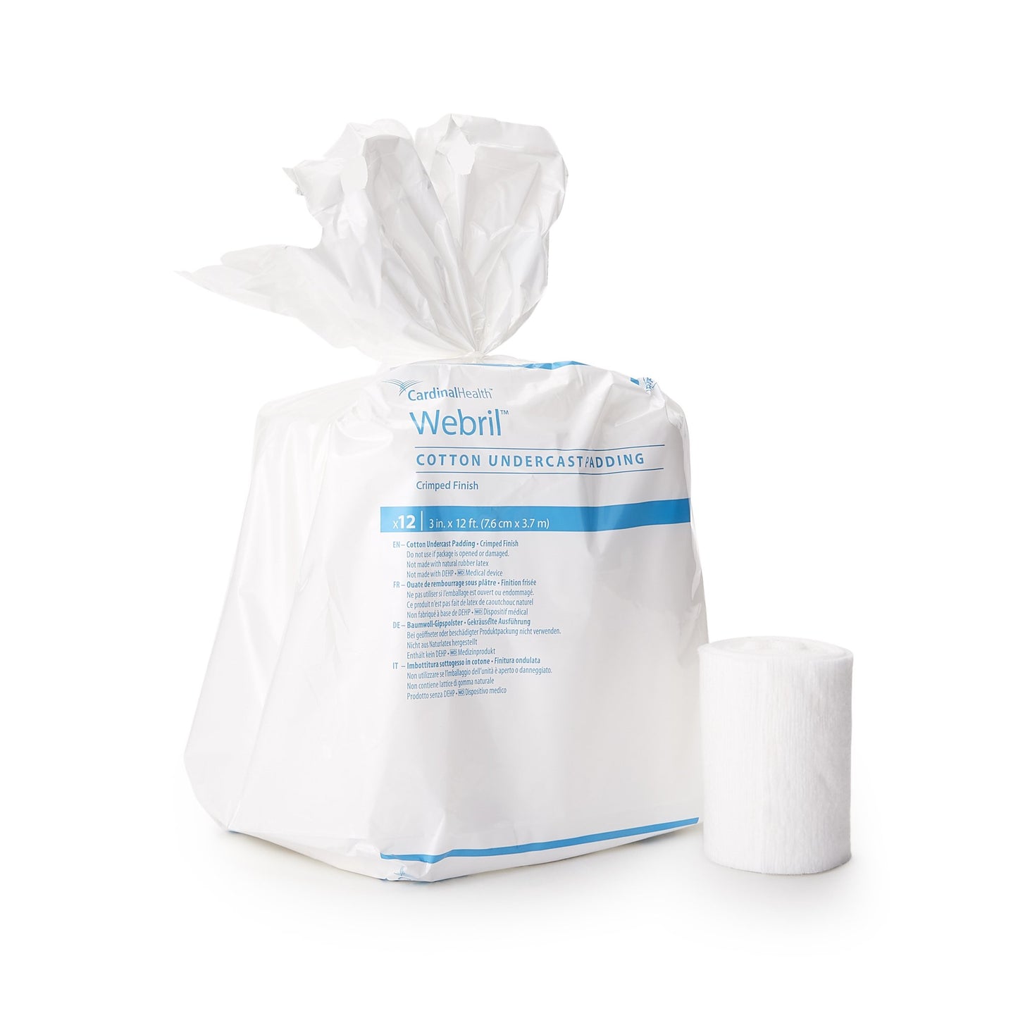 PADDING, CAST WEBRIL REG 6"X4YDS (6RL/BG) KENDAL