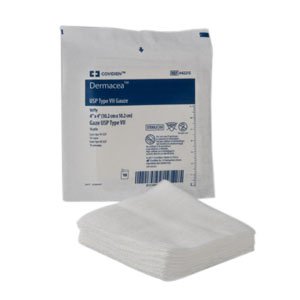DRESSING, SPONGE DERMACEA STR 12PLY 3X3 (2/PK25/BX KENDAL