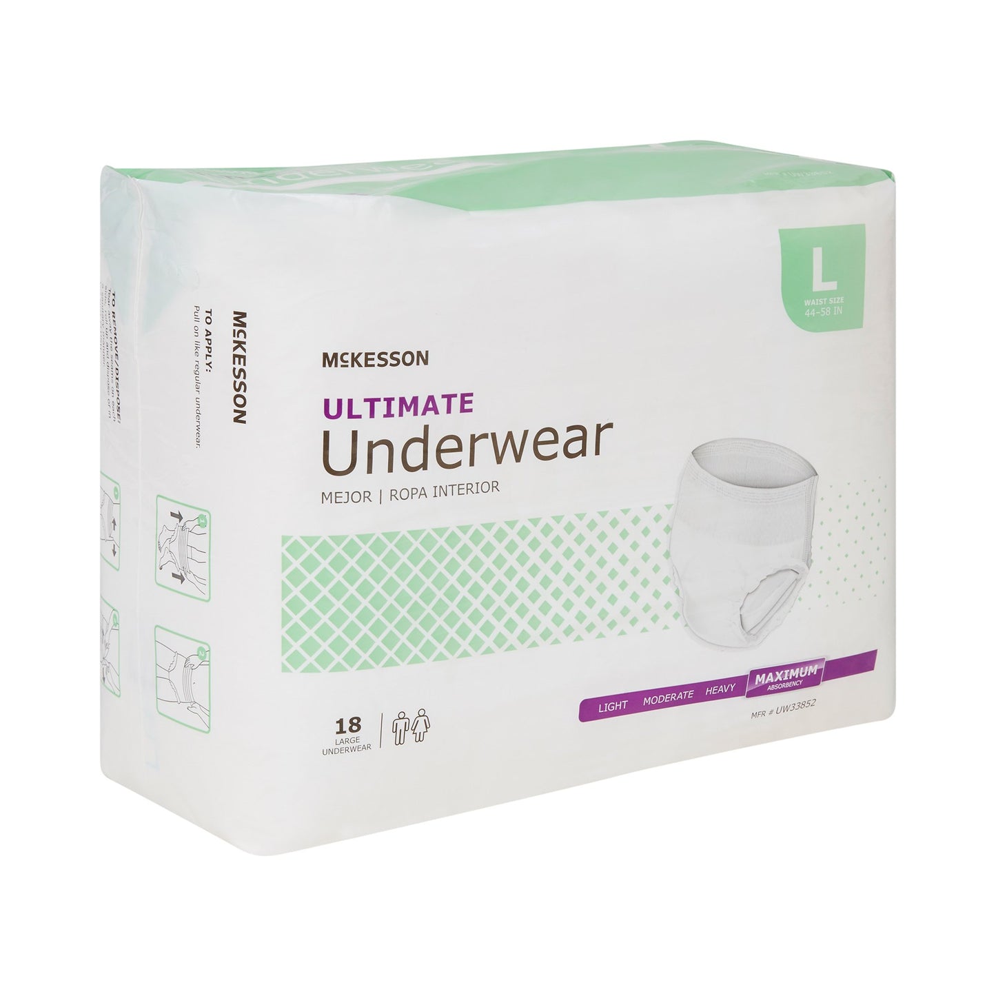 UNDERWEAR, ULTIMATE LG 44-58 (18EA/BG 4BG/CS)