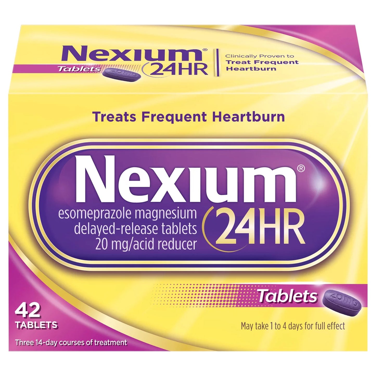 NEXIUM, TAB DR ACID REDUCER 24HR (42/BT)