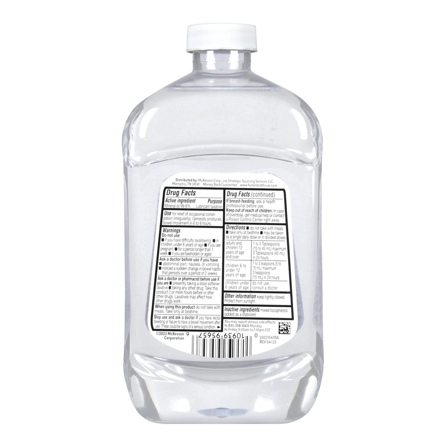 MINERAL OIL, LIQ FT HVY 16OZ
