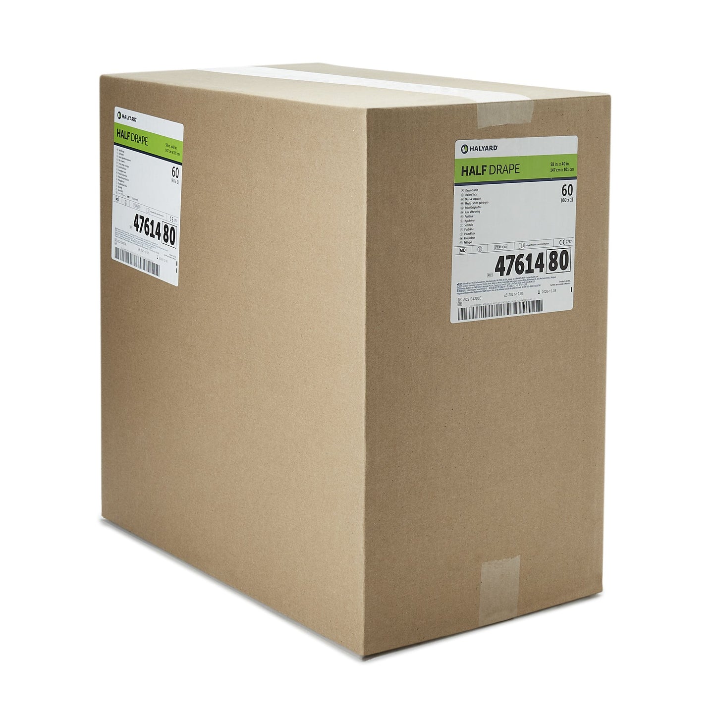 DRAPE, SURGICAL HALF BASIC STR40"X58" (60/CS)