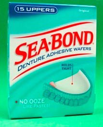 ADHESIVE, DENTURE SEA BOND UPPER (15/BX)