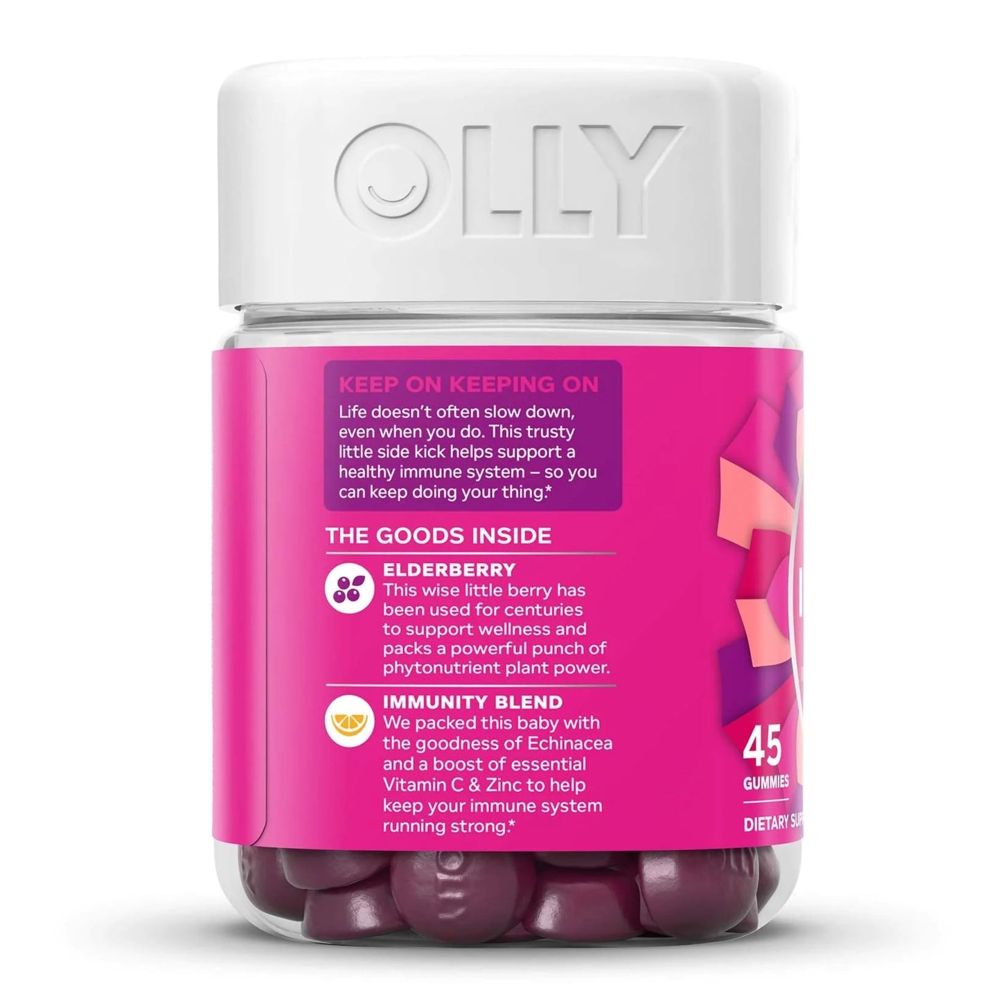 OLLY, GUMMY ACTIVE IMMUNITY BERRY BRAVE (45/BT)