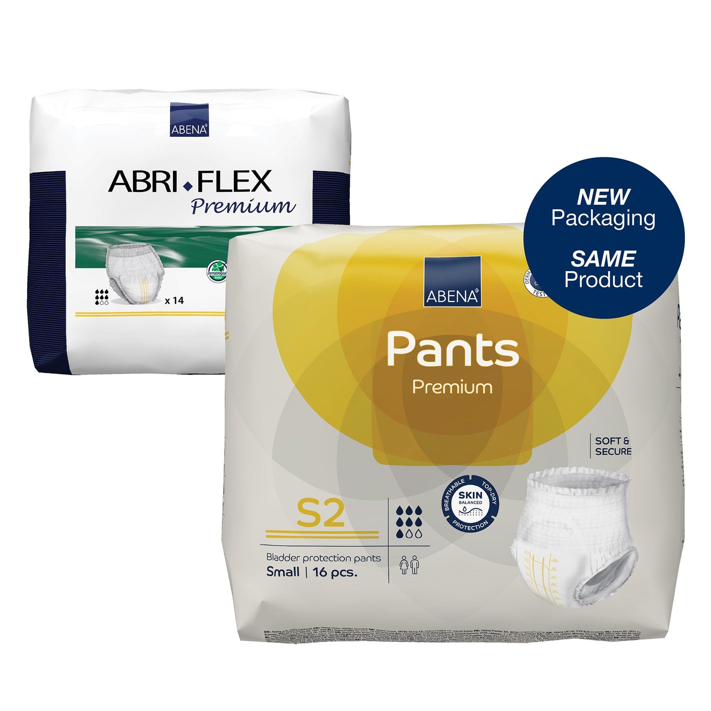 UNDERWEAR, INCONT ABENA PROT PREM S2 SM (16/PK 6PK/CS)