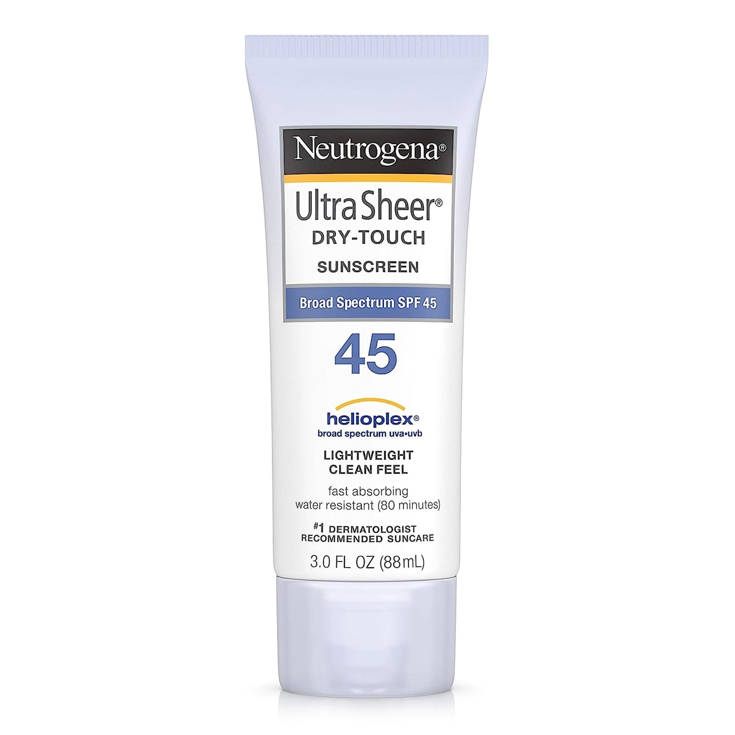SUNSCREEN, LOT NEUTROGENA ULTRA SHEER SPF45 3OZ