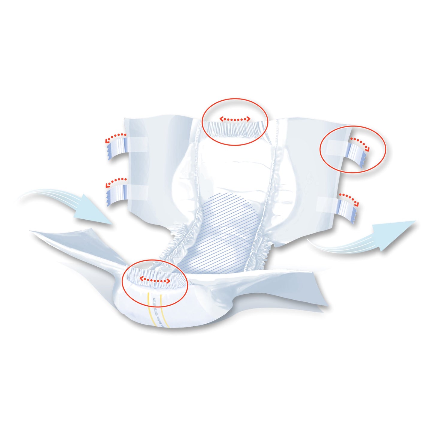 BRIEF, INCONT SENI SUPER PLUS MED 30"-43" (10/PK 4PK/CS)