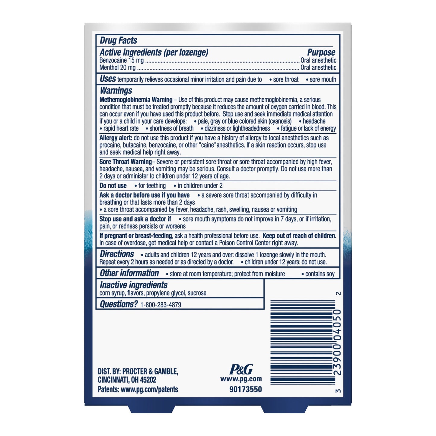 VICKS, LOZ VAPOCOOL SORE THROAT WINTERFROST (16/CT)