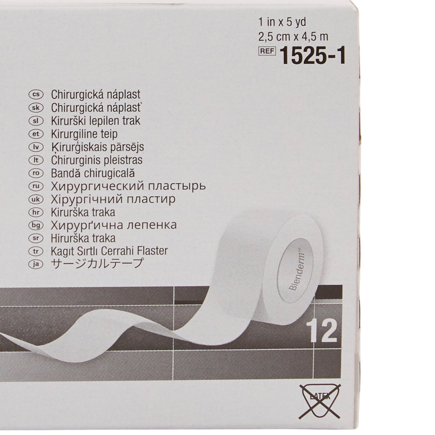 TAPE, ADHSV BLENDERM 1"X5YDS (12RL/BX) 3M