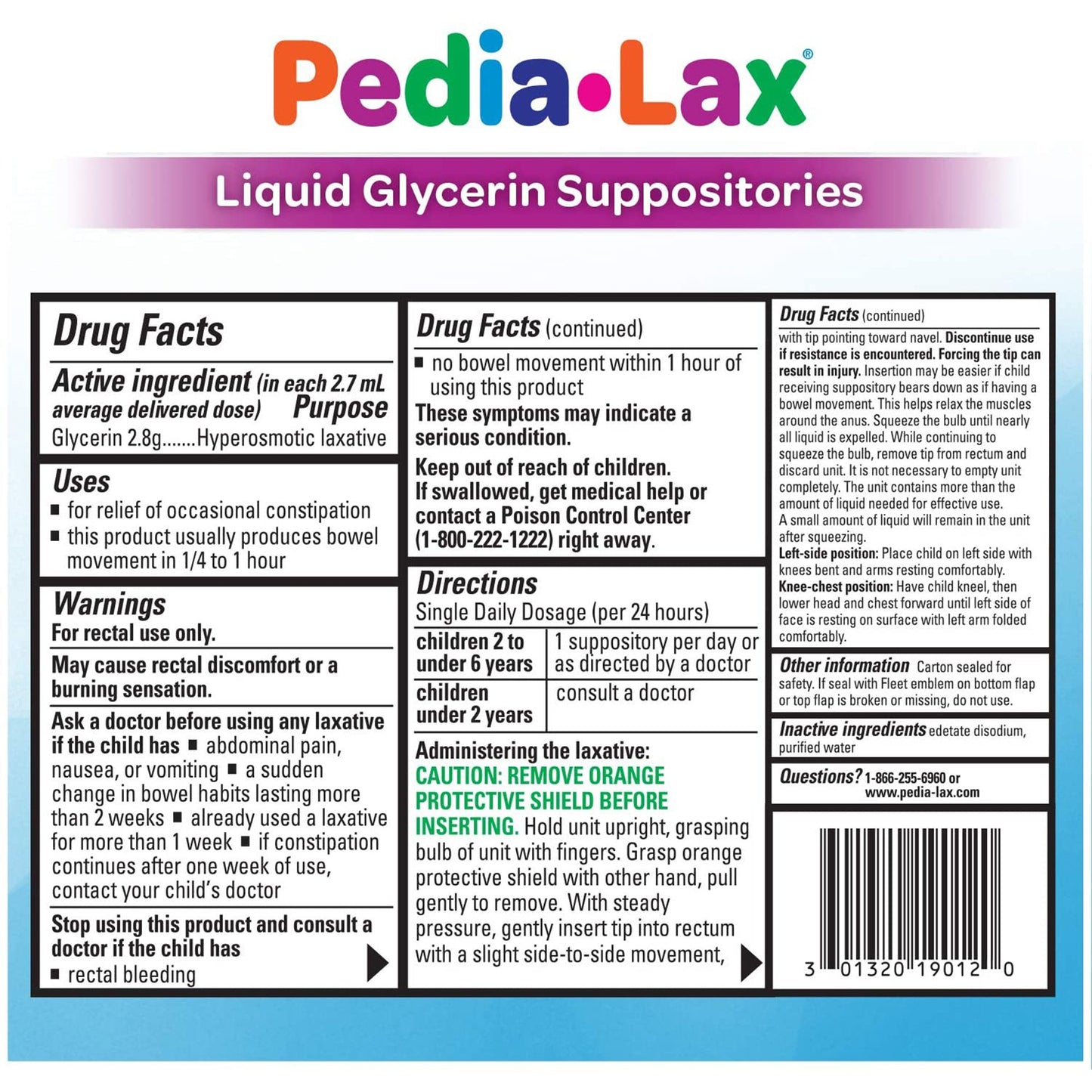 PEDIALAX LIQ, SUP 4ML (6/BX)