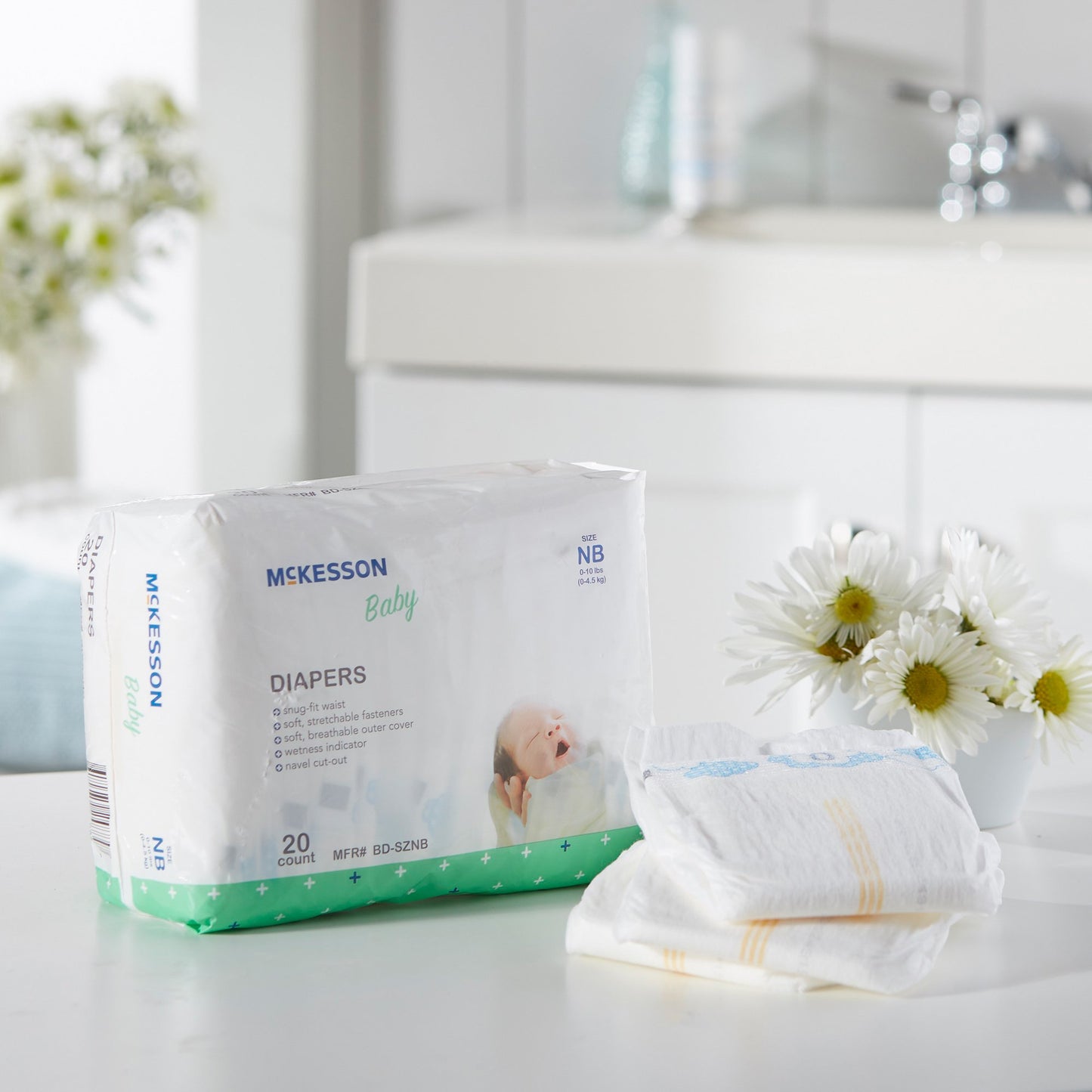 DIAPER, BABY NEWBORN 0-10 LBS (20/BG 6BG/CS