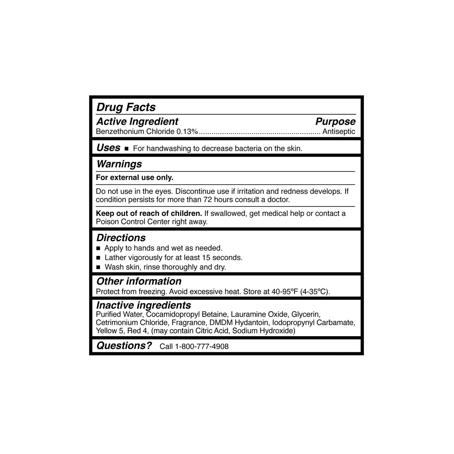 SOAP, MCKESSON FOAMING ANTIB BENZETHONIUM CHLORIDE 18OZ (12