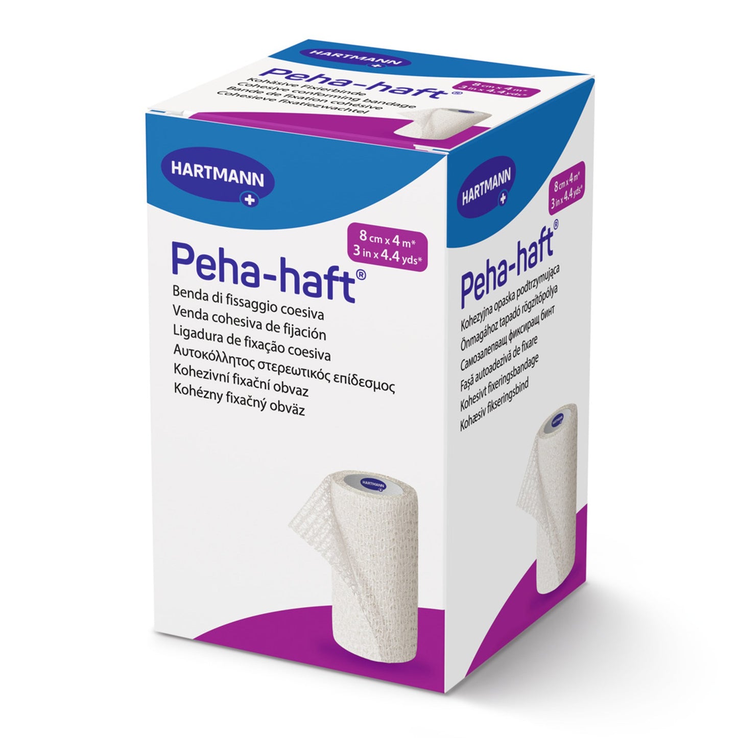BANDAGE, GAUZE COHESIVE PEHA-HAFT LF 3"X4.5YDS (140/CS)