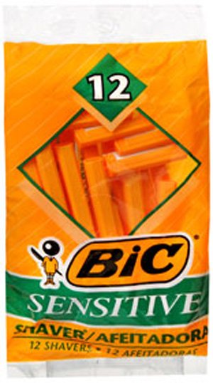 SHAVER, BIC SENSITIVE SKIN (12/PK)