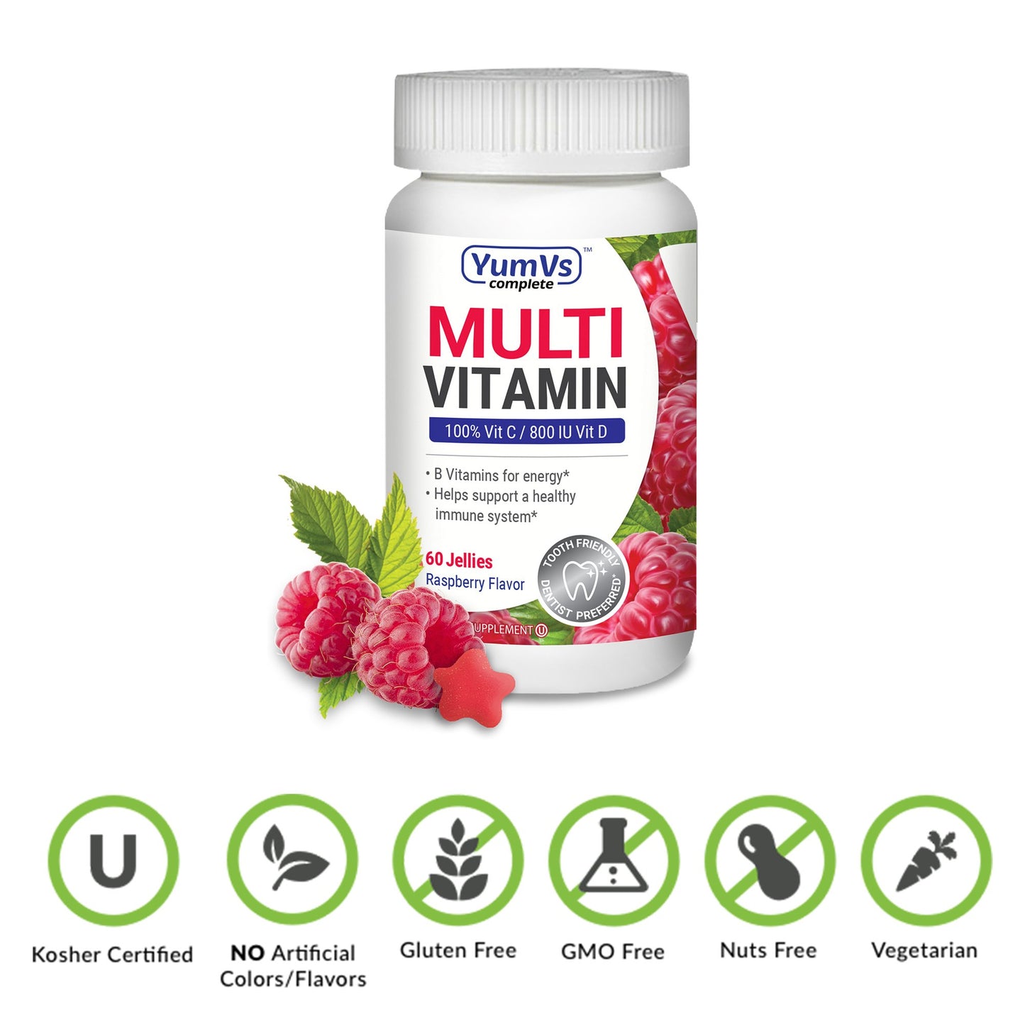 MULTIVITAMIN, CHEW GUMMIES W/PECTIN (60/BT 12BT/CS)