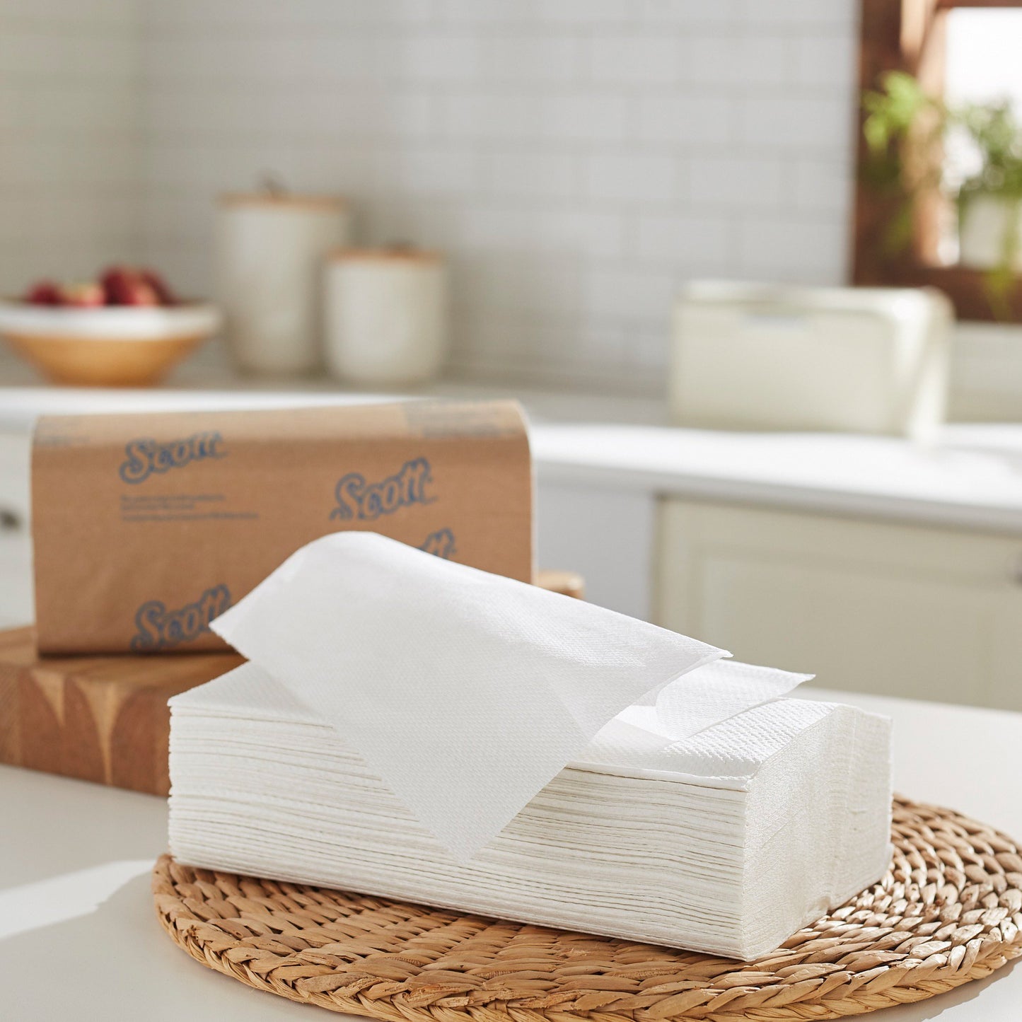 TOWEL, PAPER SNGL-FOLD WHT (16PK/CS) 1700 KIMCON