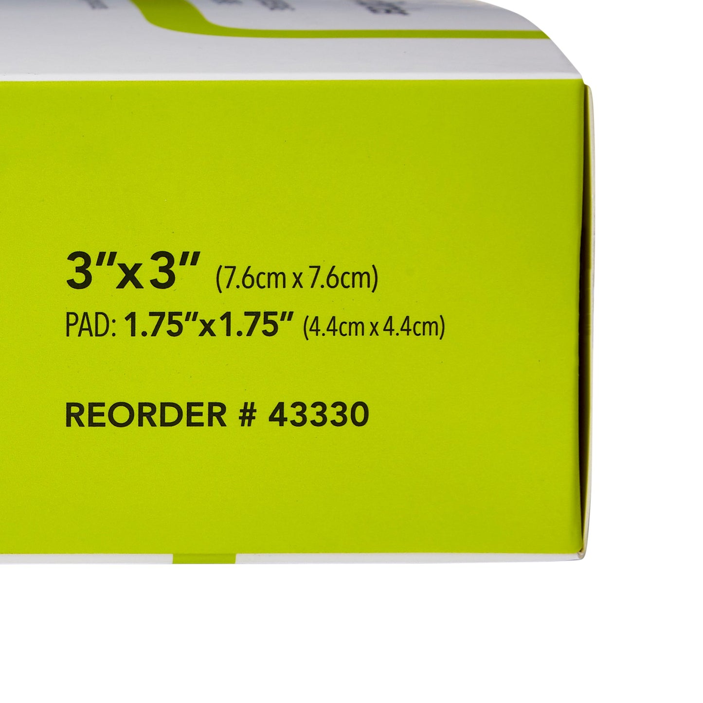 DRESSING, COMFORT FOAM BORDER 3"X3" (10/BX)