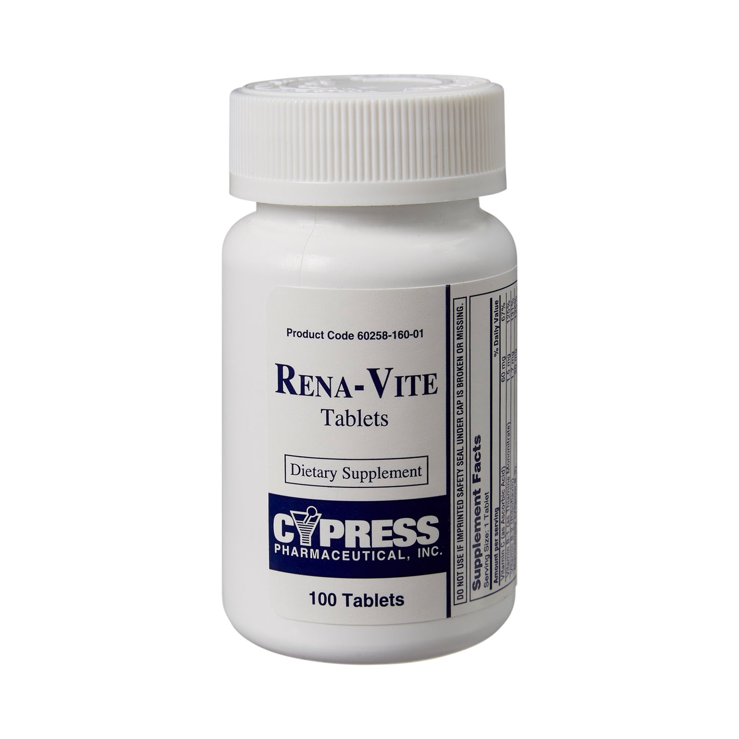 RENA-VITE, TAB 0.8MG (100/BT) OTC
