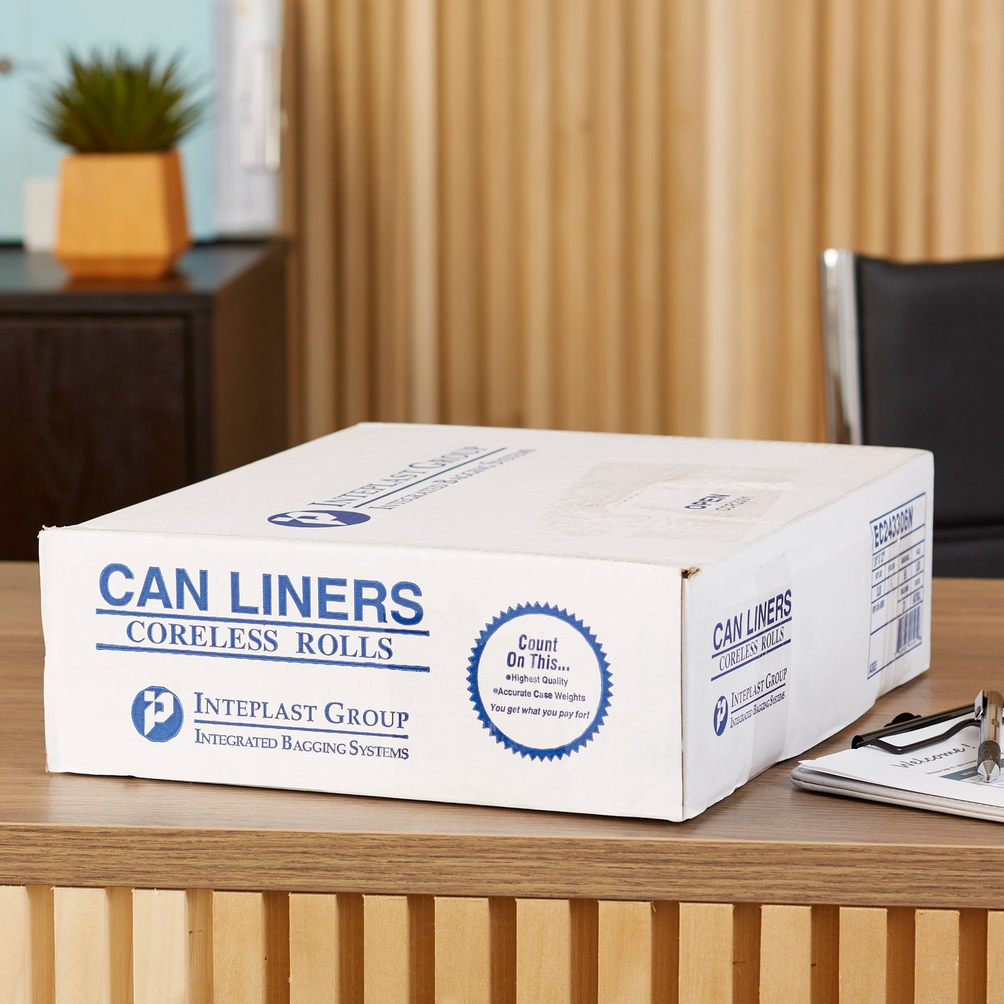 LINER, CAN CLR 6MIC 24"X33" 15GL (1000/CS)