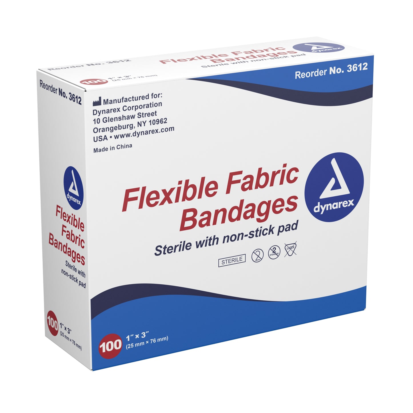 BANDAGE, ECON ADHSV STR 1"X3" (100/BX 24BX/CS)