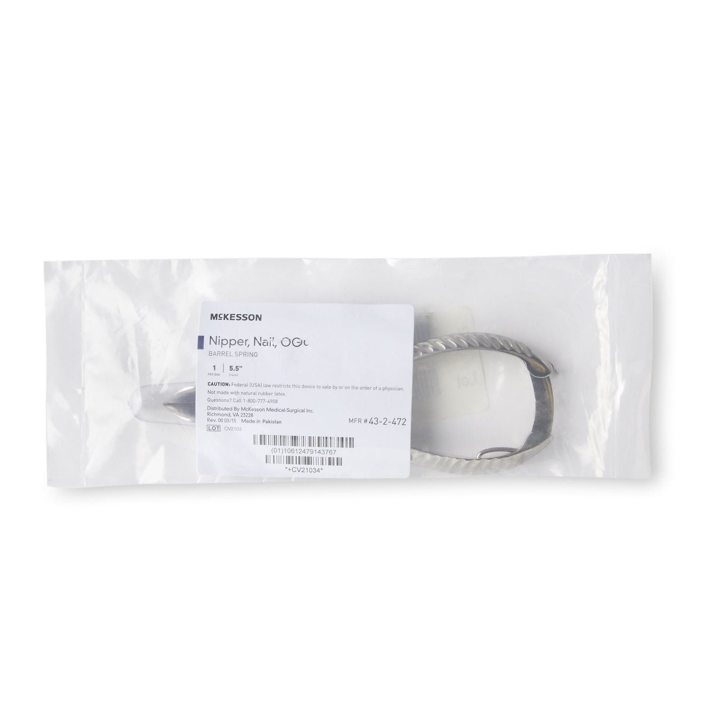 NIPPER, NAIL OG BARREL SPRNG 51/2"