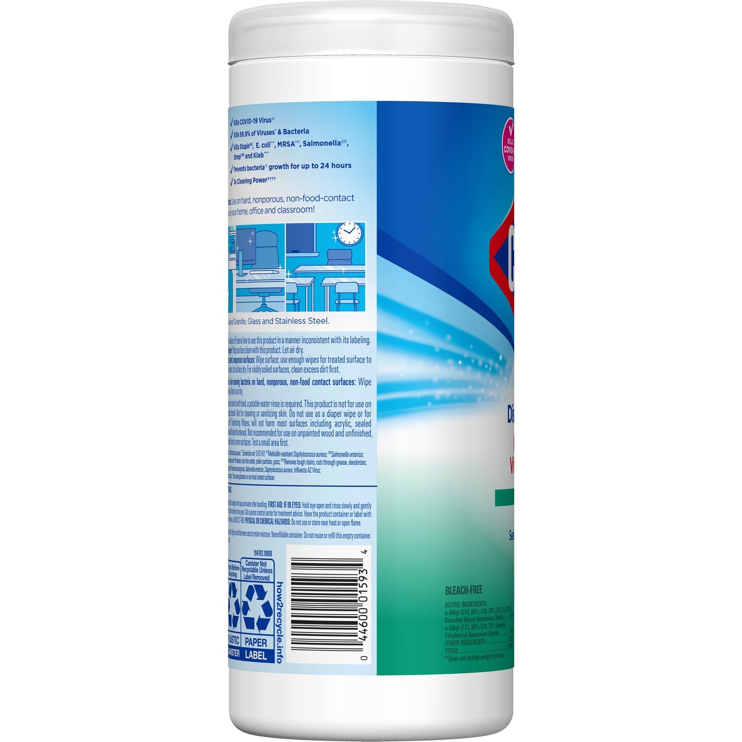WIPE, CLOROX DISINFECTING FRESH SCNT (35/CT 12CT/C SALFLD