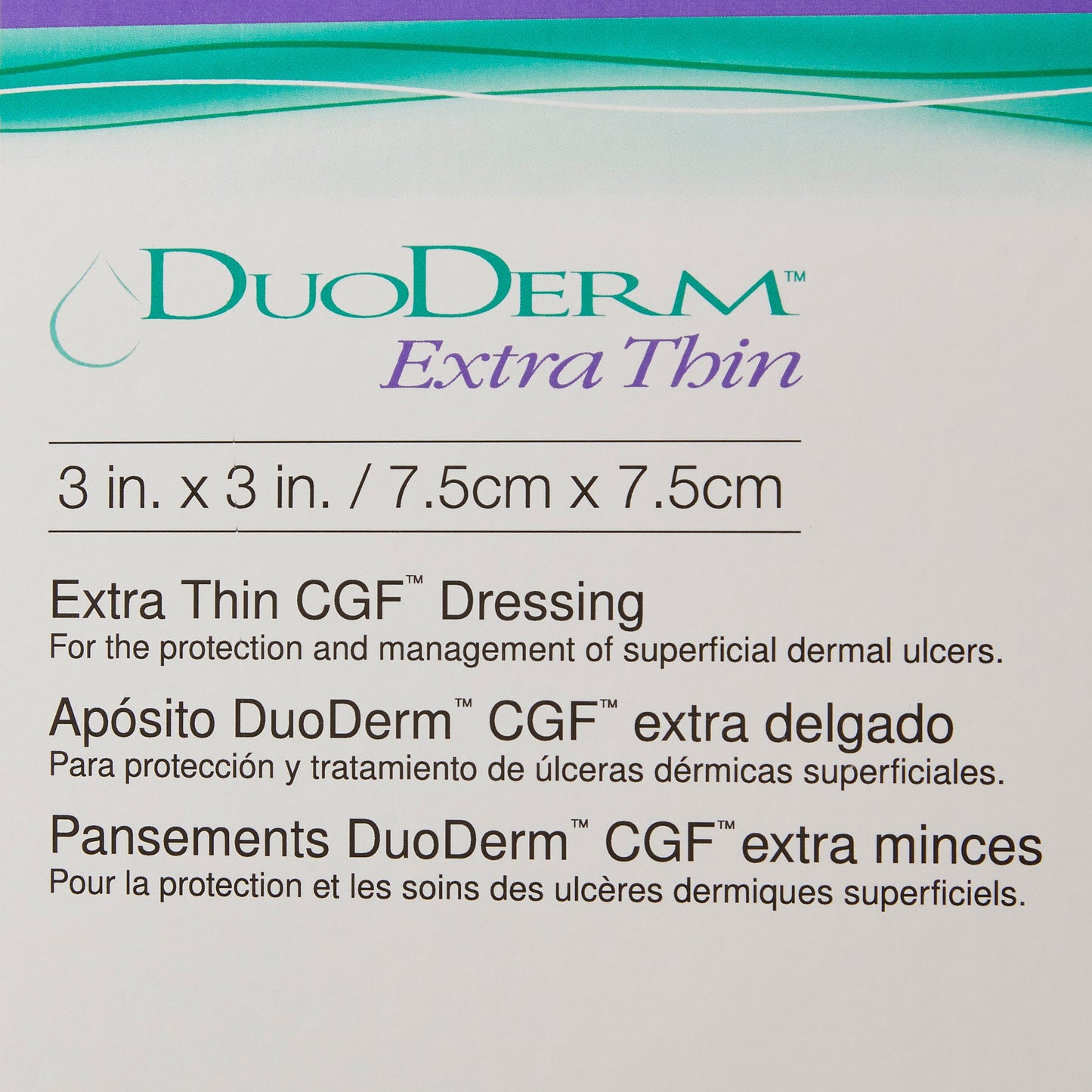 DRESSING, DUODERM CGF STR 3"X3" (20/BX)