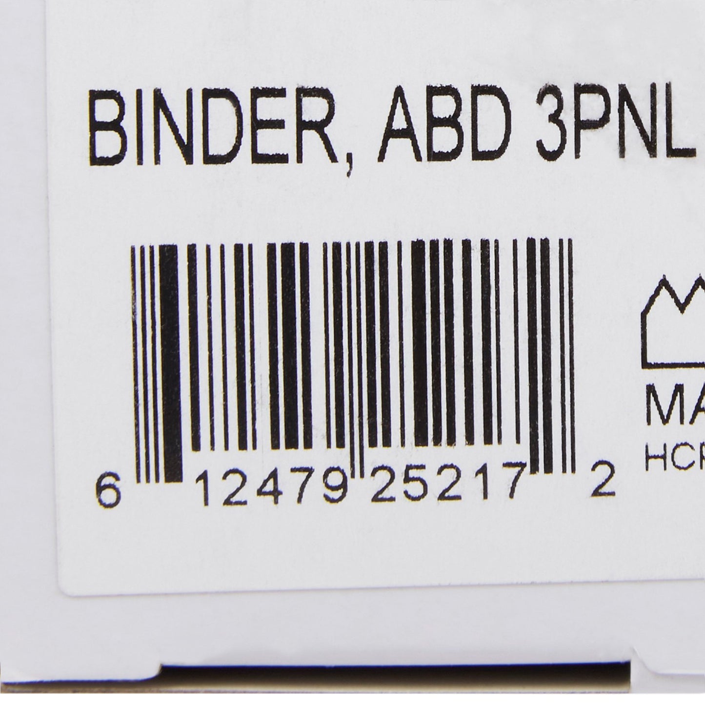 ABDOMINAL BINDER, 3PNL UNSX 9"30"-45"