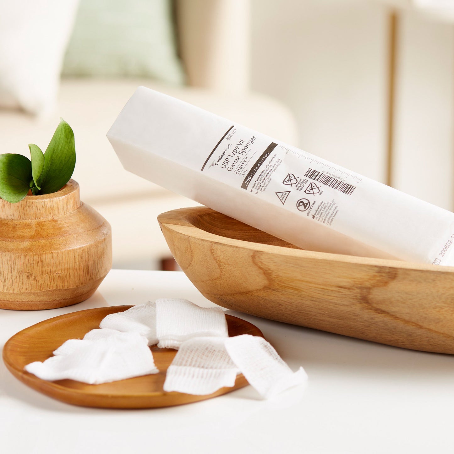 SPONGE, GAUZE 12PLY 2"X2" (200/BG)