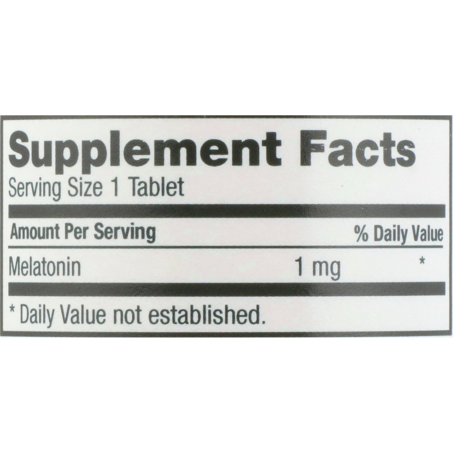 MELATONIN, TAB 1MG (90/BT 12BT/CS)