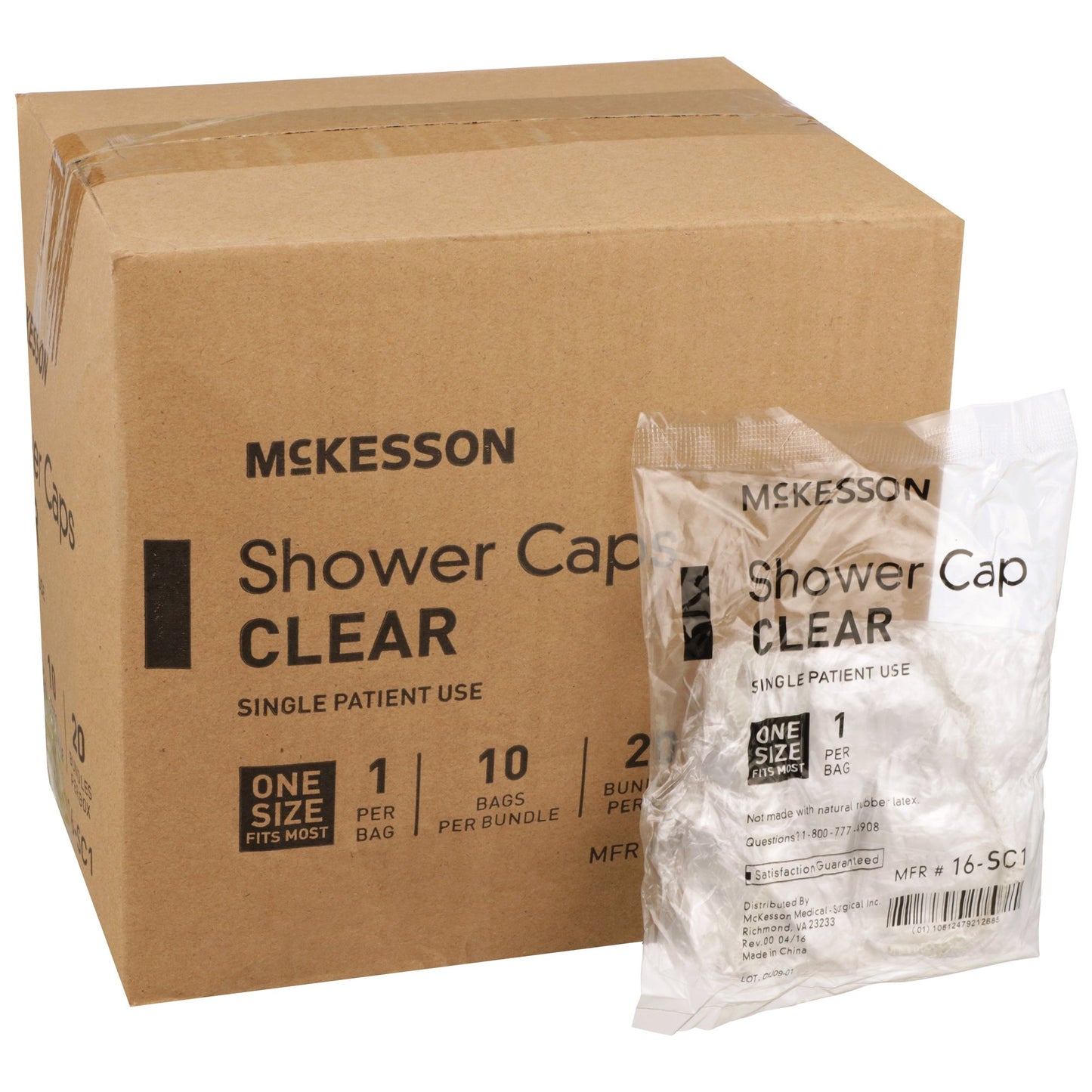 CAP, SHOWER LF (200/BX 10BX/CS)
