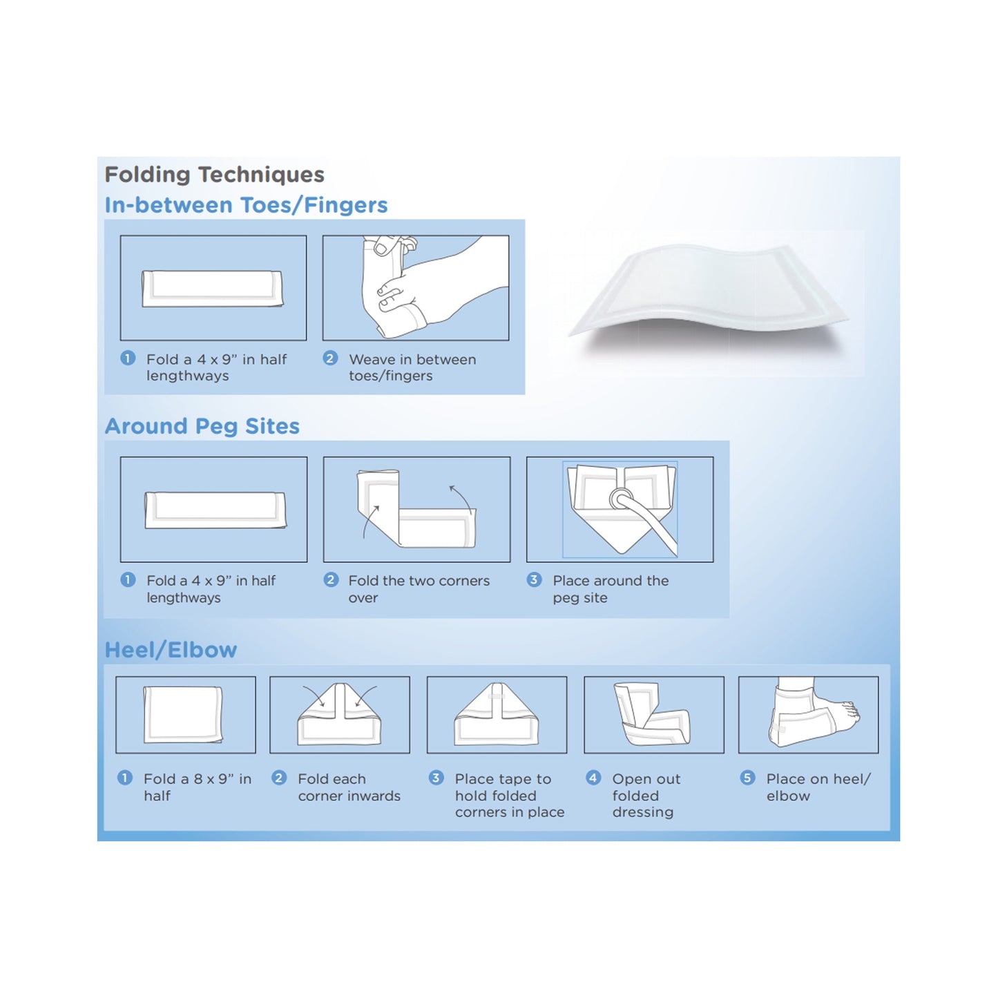 DRESSING, WOUND KERRAMAX CARE 5X6" (10/CT 65CT/CS)