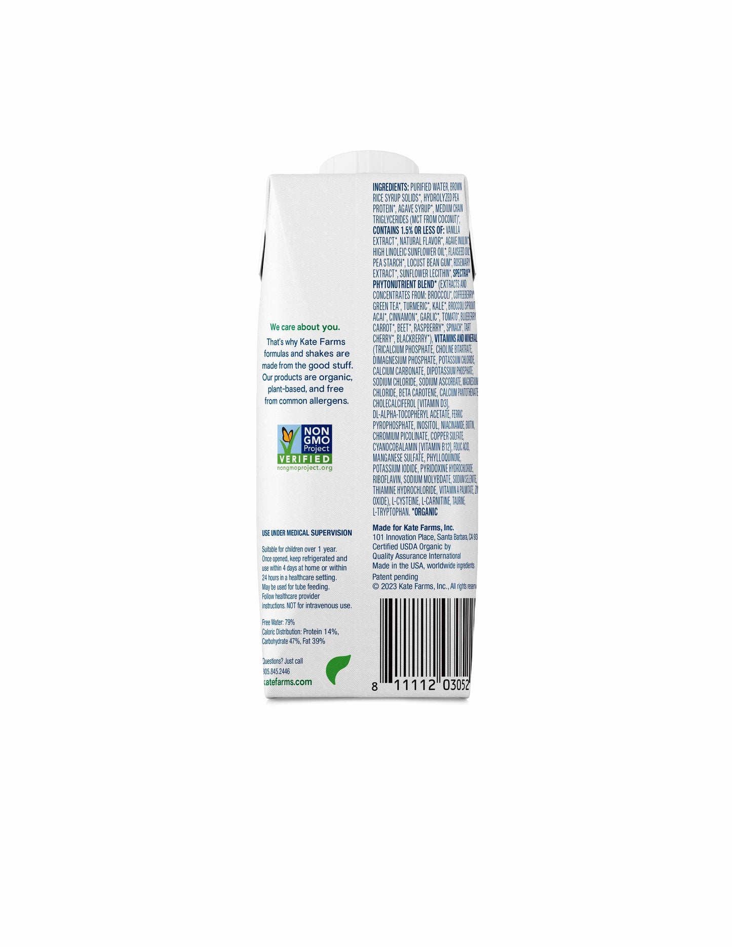 SUPPLEMENT, PEDIATRIC PEPTIDE 1.0 VAN 8.45 FL OZ (12/CS)