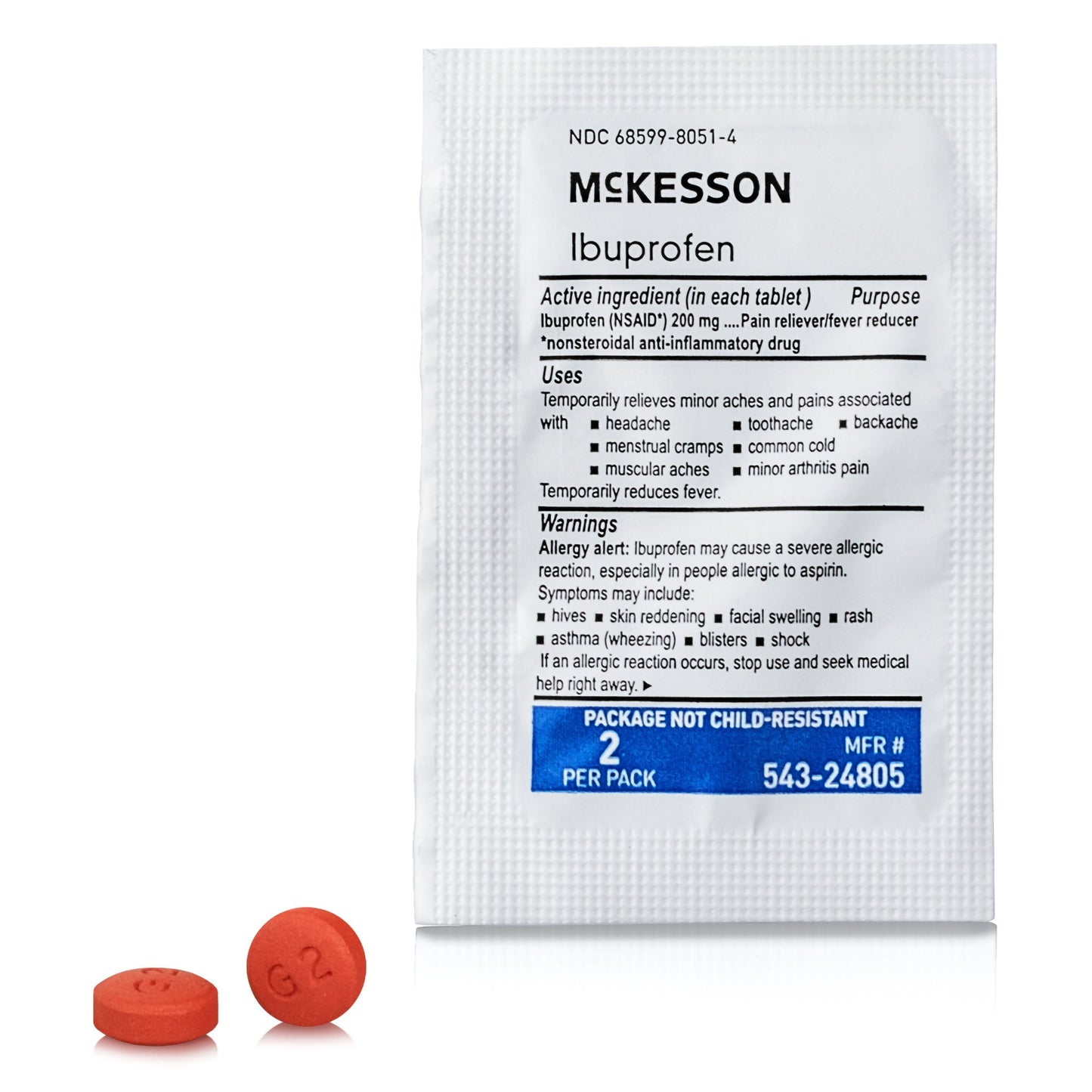 IBUPROFEN, TAB 200MG UD 200X2 X 12BX/CS)