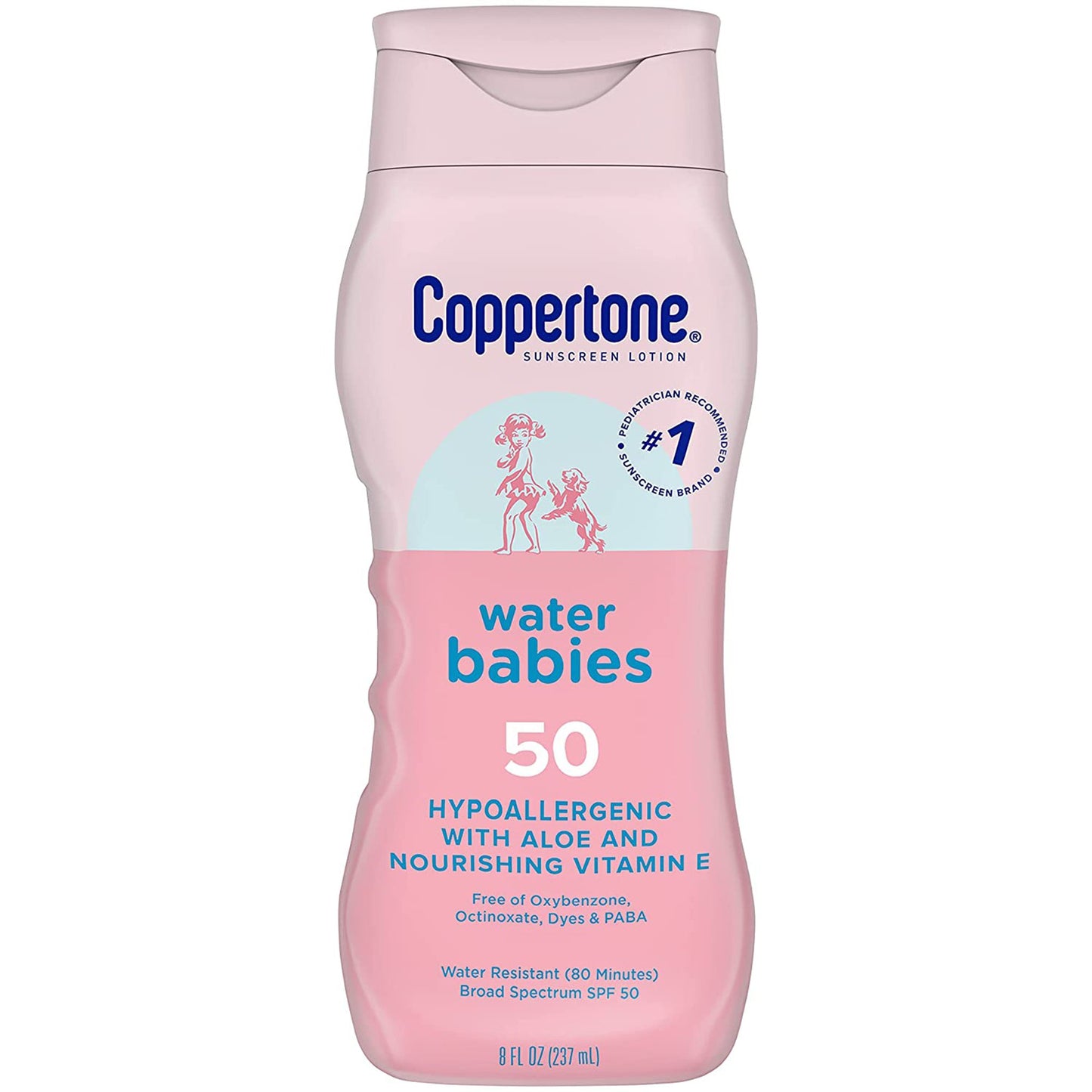 COPPERTONE, LOT WATER BABIES SPF50 8OZ