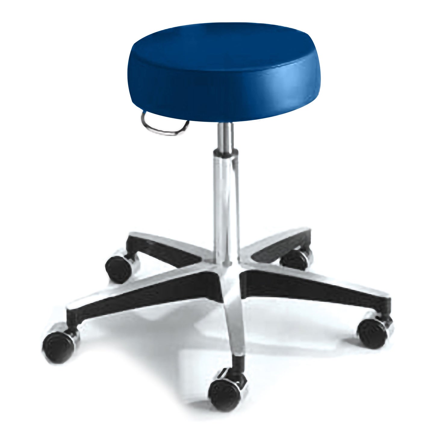 STOOL, EXAM PNEU 5LEG AGATE BLU