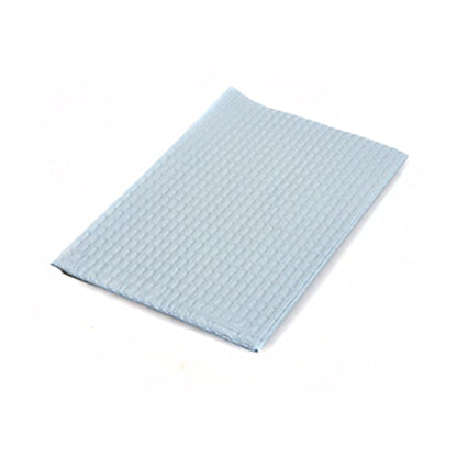 TOWEL, PLASBK PLY BLU 13 1/2"X18"(500/CS